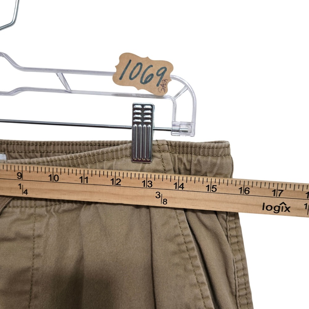 Old Navy Mens Jogger Pants Medium Khaki Brown Elastic Waist Drawstring Cotton‎